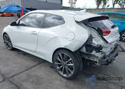 2019 Hyundai Veloster 2.0 Premium z USA, uszkodzony, nr VIN KMHTG6AF2KU007229